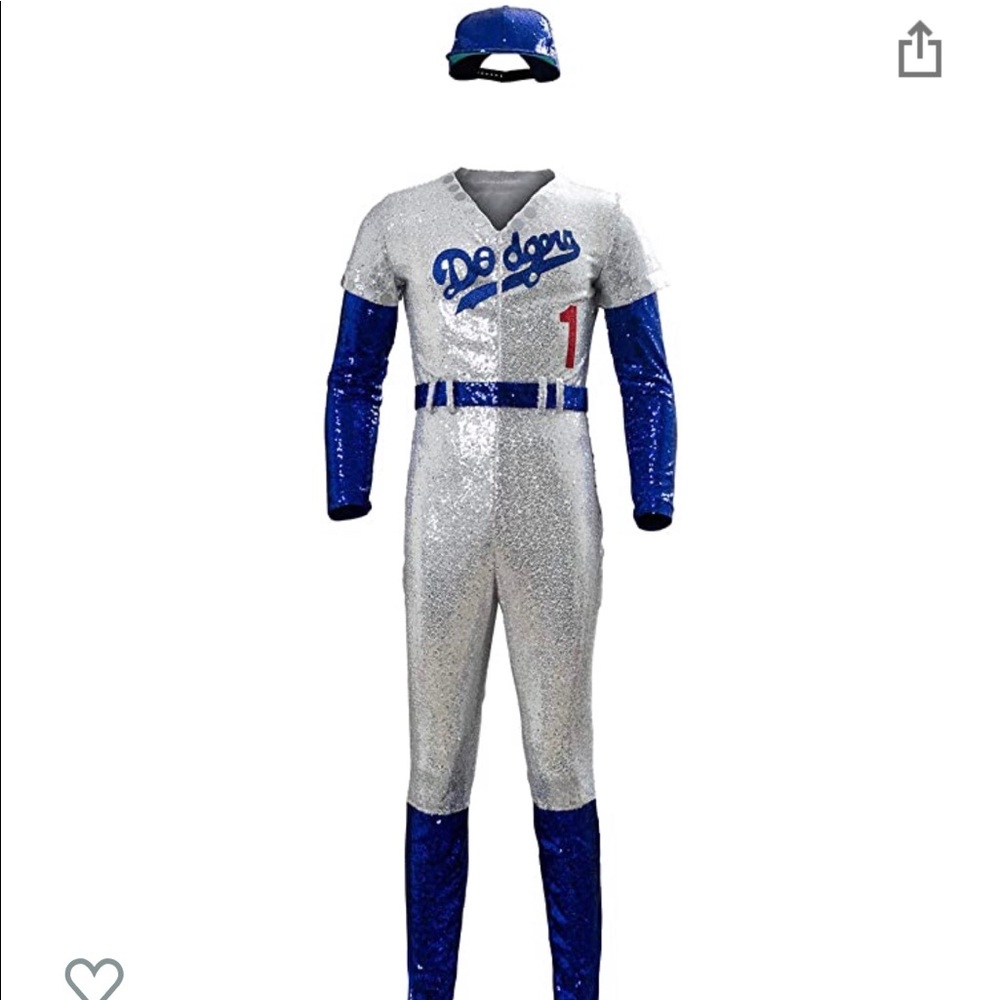 Elton John  LA Dodgers costume - sequenced/ XS